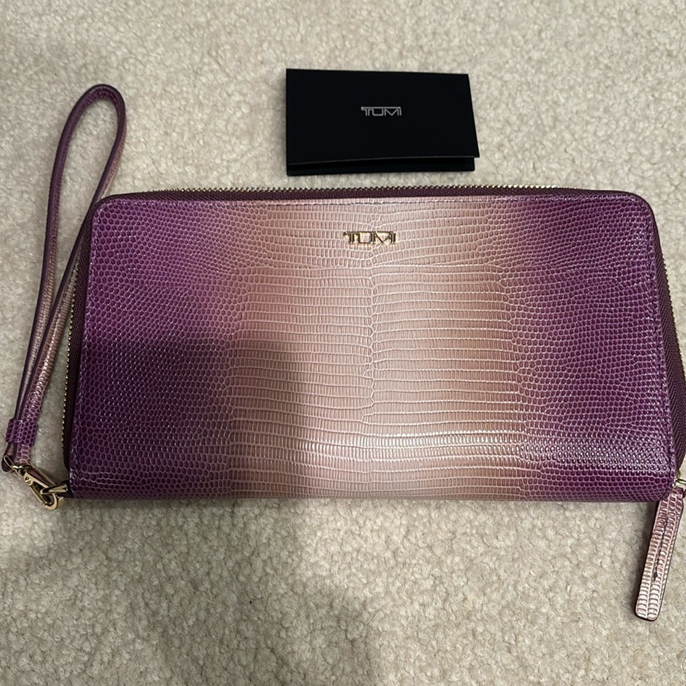 Tumi travel wristlet